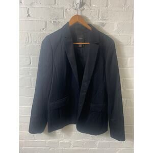 J. Crew Women's Thompson Bi-Stretch Blazer Jacket Solid Black Size 4